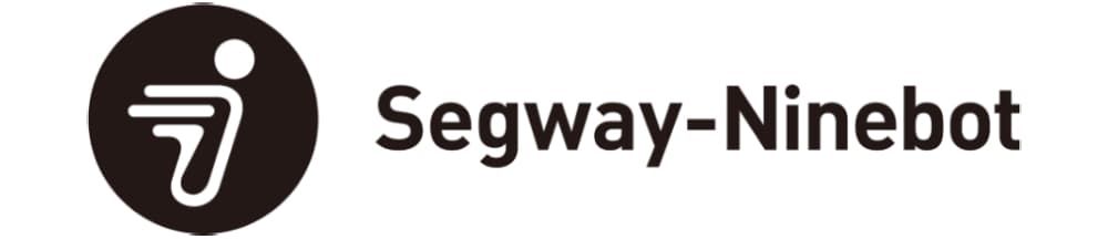 Logo nero rotondo a sinistra con scritta a destra Segway-Ninebot 